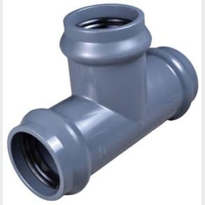 200Mm Pvc Tee 90° Pn10