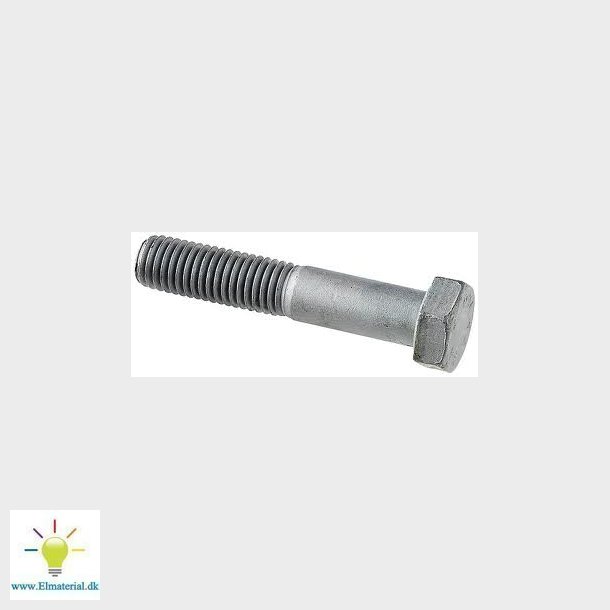 M16X55Mm Bolt Din 931 V.Galv.