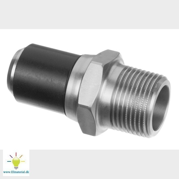 20Mmx1/2" Overangsnippel Stl