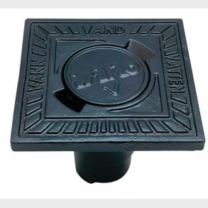 185 mm 4-sidigt skydd, svart