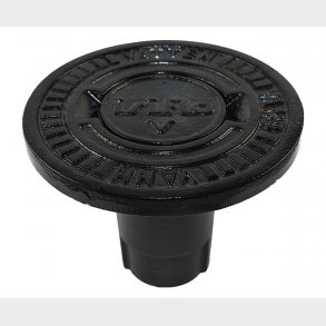 205 mm runt lock, svart