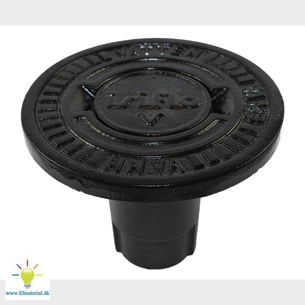 205Mm Rundt Dksel, Sort