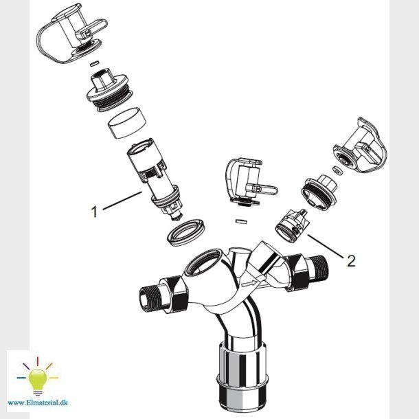 2" Kontraventilindsats