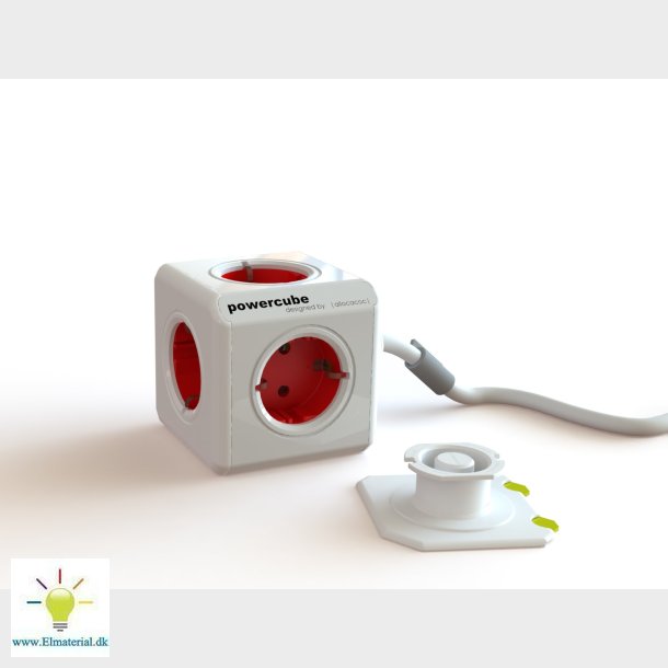 Powercube 5 Udtag M/1,5M Ledn