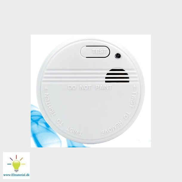 Brandvarnare W/9V batteri