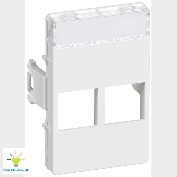 Clic Dataudtag 2Xrj45 Hvid