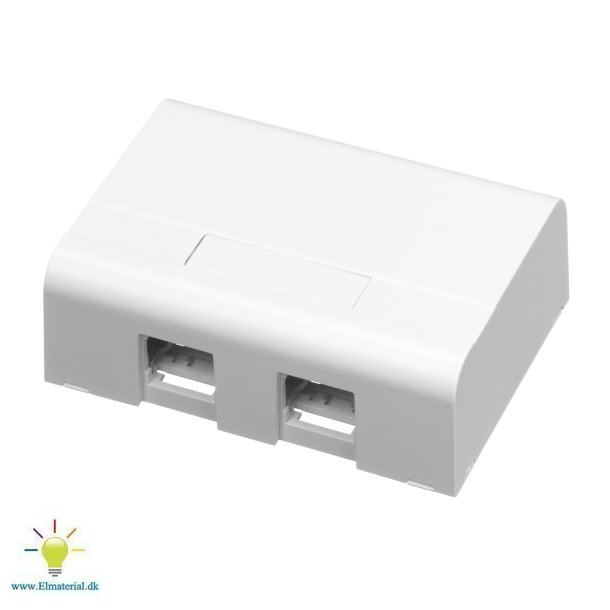 Montageboks 2Xrj45 1,5M Hv