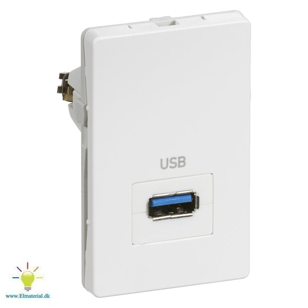 Fuga Udtag Usb 3,0 1,5M Hvid