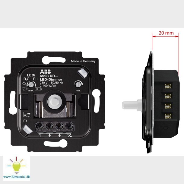Lysdmp Led 2-100W Indsats