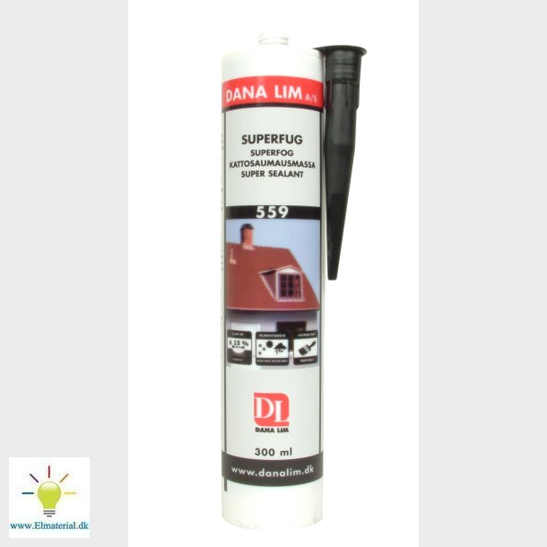 Tagfugemasse 559 Sort 300Ml