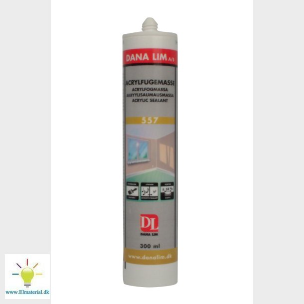 Acryl Fugemasse 557 Gr 300Ml.