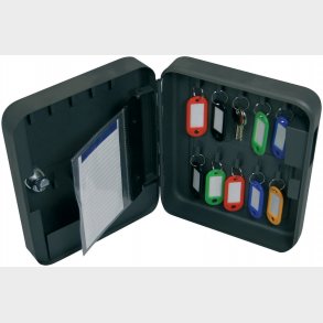 Nyckelskp, metall för 20 nycklar