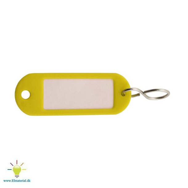Ngleskilt Plast Gul