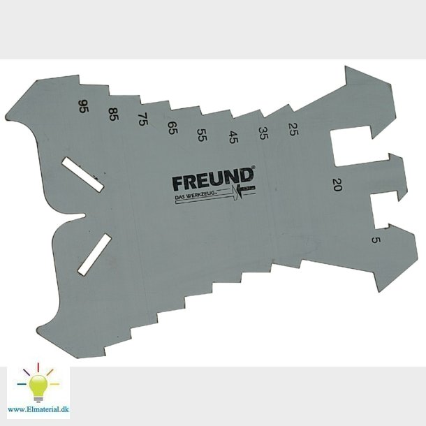 Ridseskabelon Freund