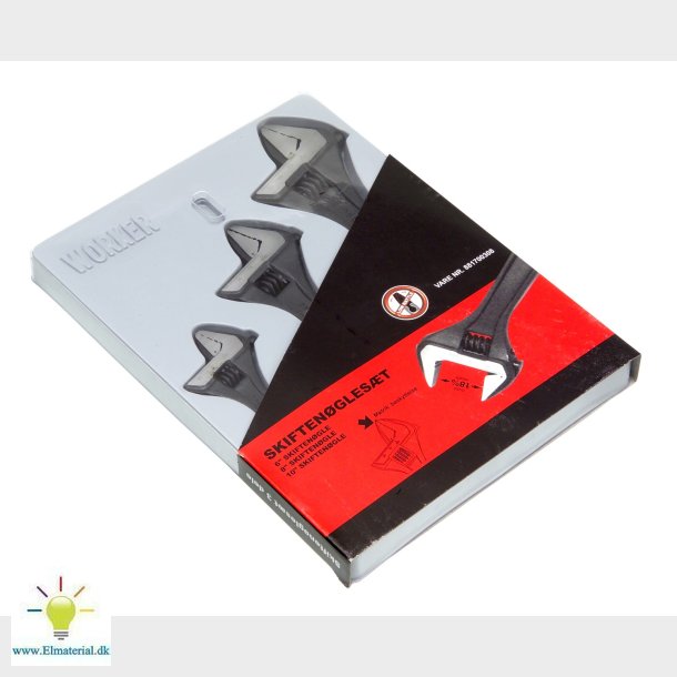 W- Skiftengle 3-Pak 6"-8"-10"