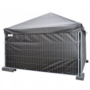 Byggarbetsplats tält Monterad T/Staket