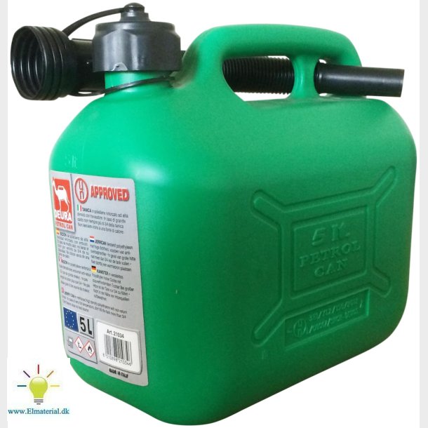 Benzindunk Plast Grn 5Ltr.