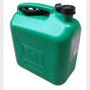 Bensindunk 20 Ltr. Plast grön