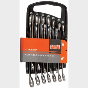 Ringgaffelnyckelsats 12st 8-19