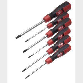W- Skruvmejselsats Torx 6 delar
