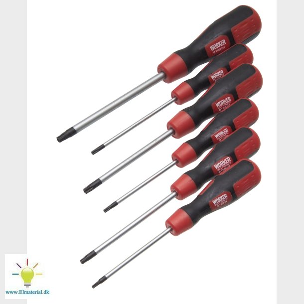 W- Skruetrkkerst Torx 6 Dele