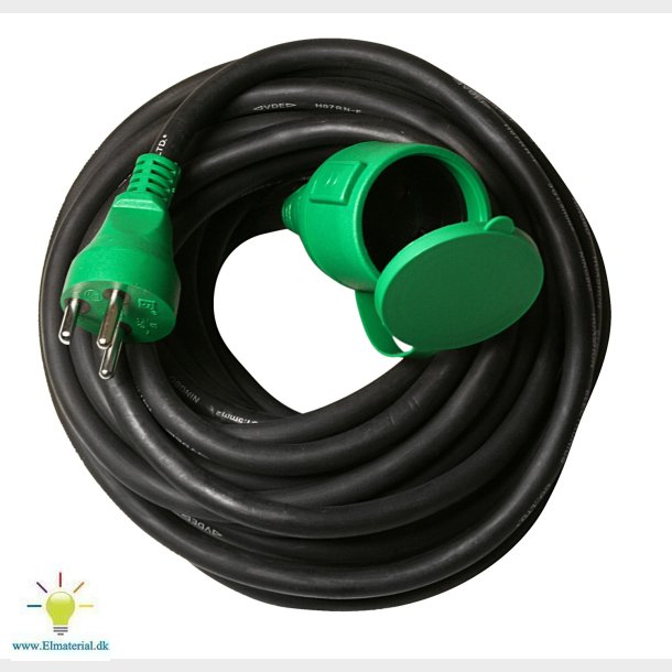 Kabelset med kontakt 3G1.5Mm2 25M