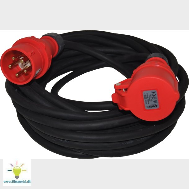 Kabelset 400V 16A 5G1.5 25M