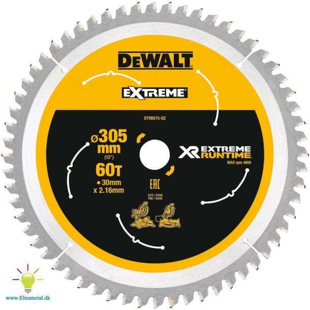 Rundsavklinge 305/30 60T Akku
