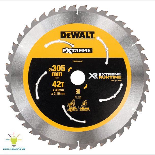 Rundsavklinge 305/30 42T Akku