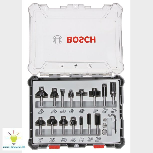 Frserjern St M/ 15 Stk Bosch