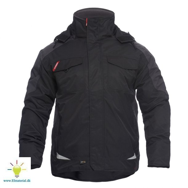 Vinterjakke 1410 Sort Str. 2Xl