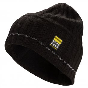 Svart stickad mössa, 0108 One Size