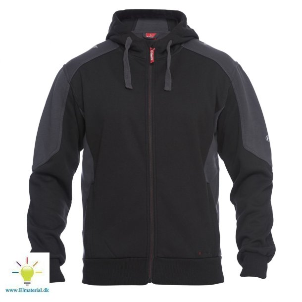 Sweat Cardigan 8820 Sort, 2Xl