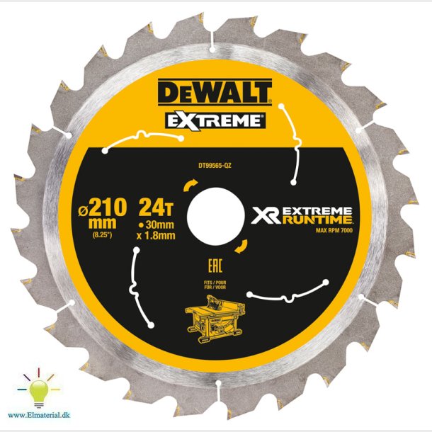 Rundsavklinge 210/30 24T Akku