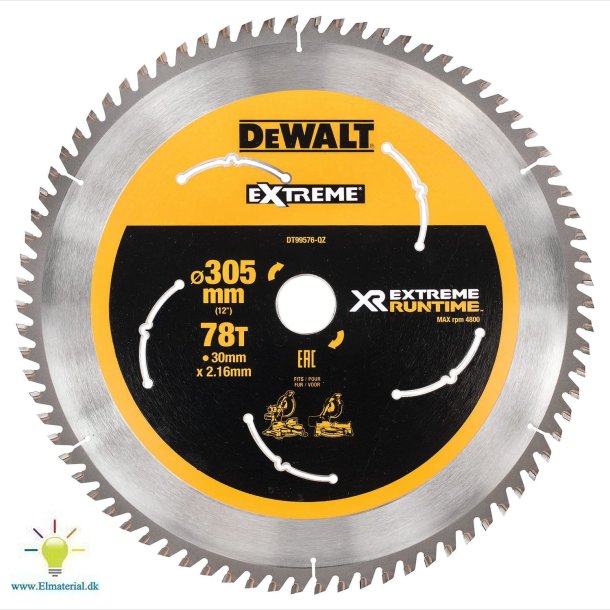 Rundsavklinge 305/30 78T Akku