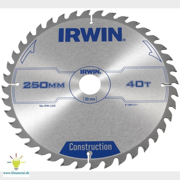 Rundsavklinge 40Td 250/30 3.0