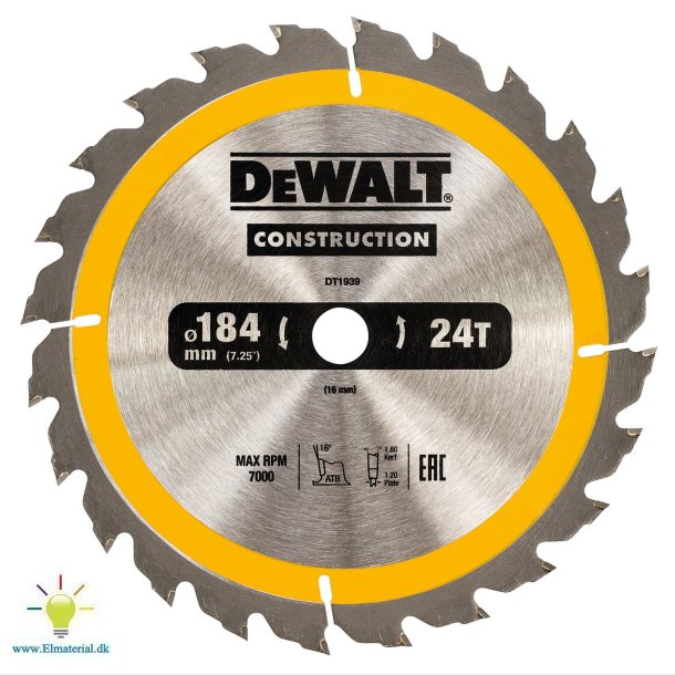 Rundsavklinge 184/16 24T Akku