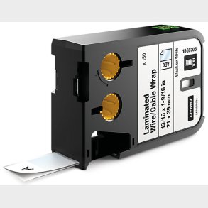 Xtl Label 21X39Mm Svart / Vit