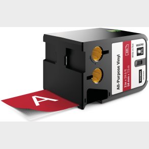 Xtl Tape 54 Mm Vinyl Vit / Röd