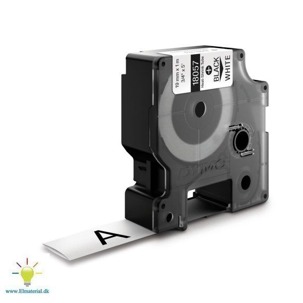 Rhino Krympflex 19Mm Sort/Hvid