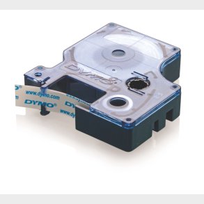 D1 Tejp 12Mm Svart / Vit Label