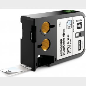 Xtl Label 21X21Mm Svart / Vit