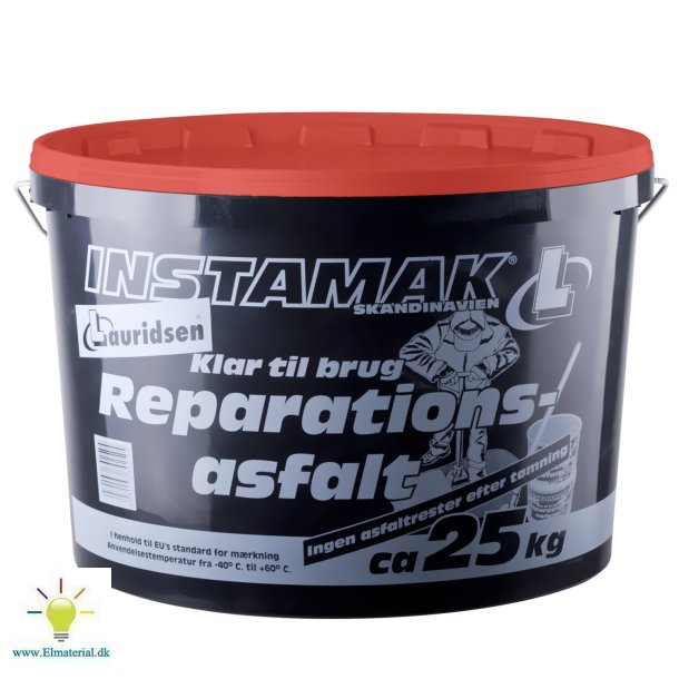 Rep Asfalt 0-5Mm R&ouml;d 25Kg