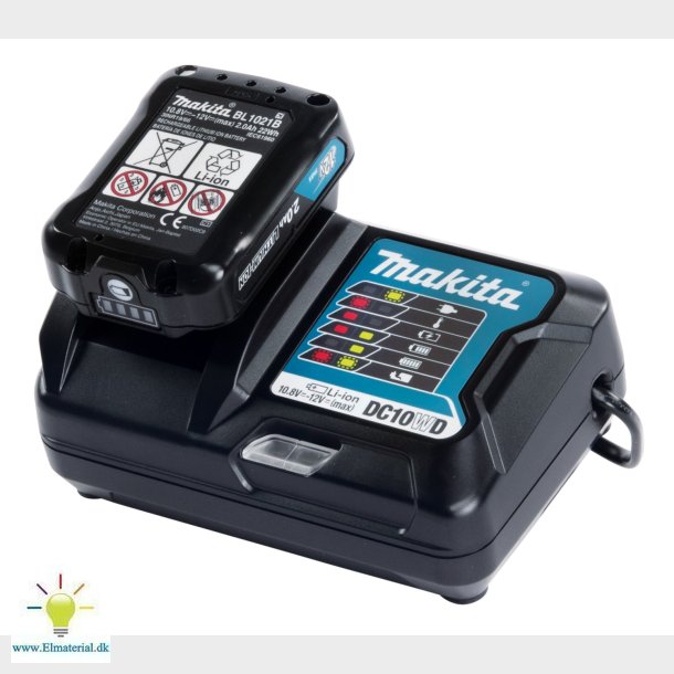 Batteri 1 X 12V 2,0Ah Og Lader