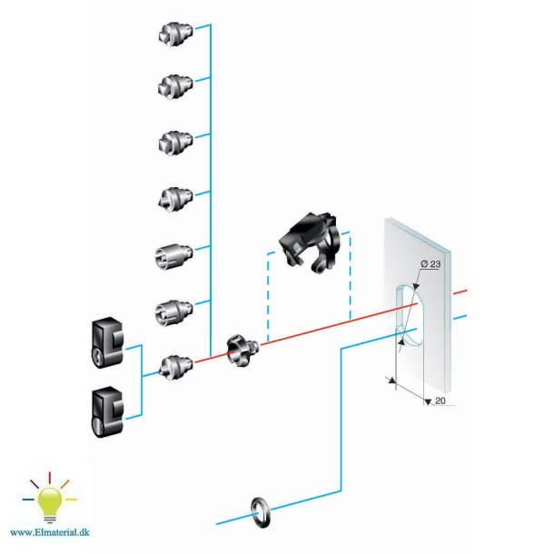 Lseindsats 3Mm Din Db. F/Plm
