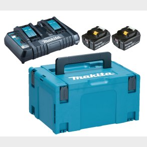 Batteri 2 X 18V 6,0Ah Och Laddare