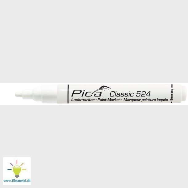 Dva Lackmarker Tusch Hvid