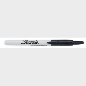 Sharpie Marker Klicka Funktion Svart