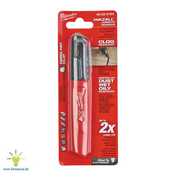 Hndvrker Tusch, Sort, Kantet