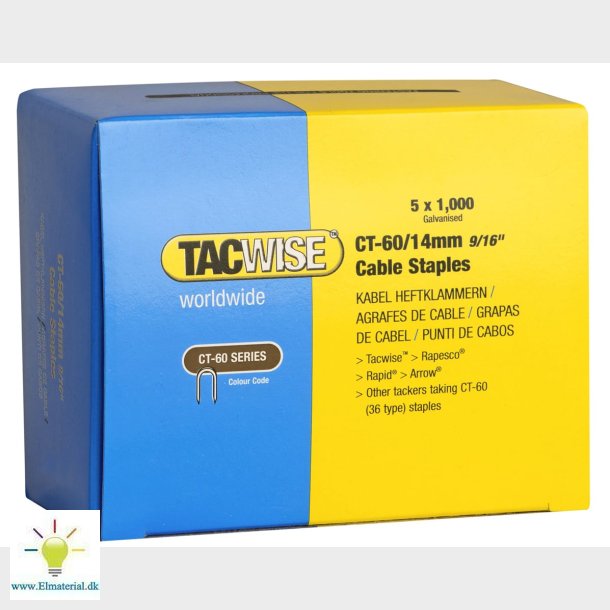 Tacwise Kabel Klamme 14 Mm